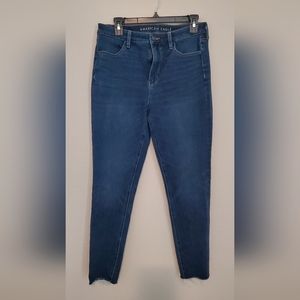 American Eagle Outfitters Dream Jean Jegging 12L raw hem
